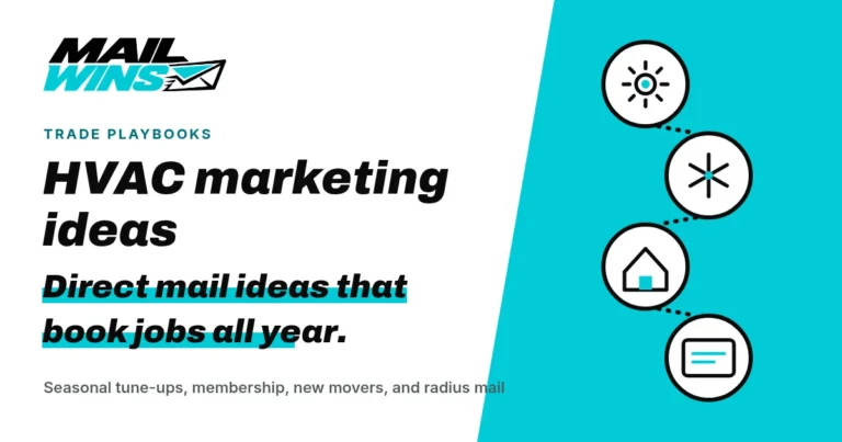 HVAC Marketing Ideas: Direct Mail Ideas That Book Jobs All Year